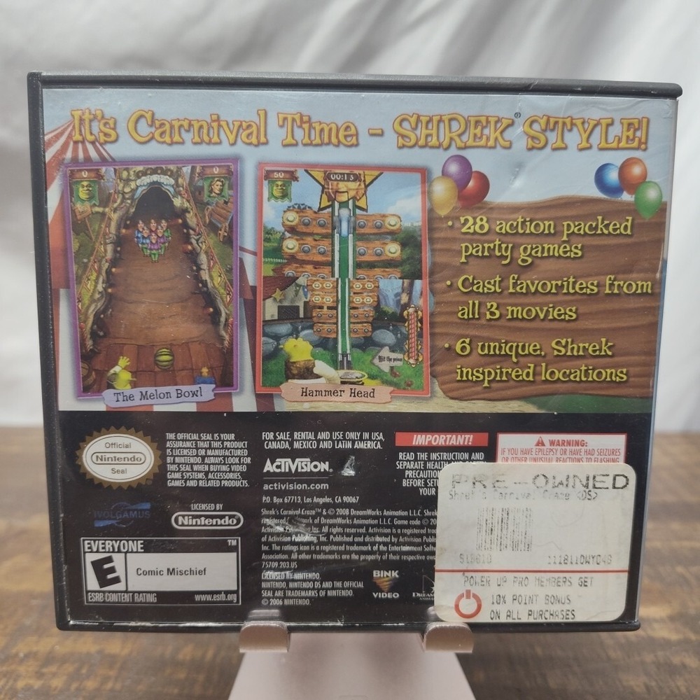 Shrek's Carnival Craze - Nintendo DS - Picture 2 of 3